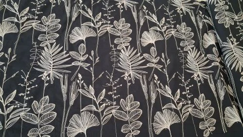 Embroiderie noir