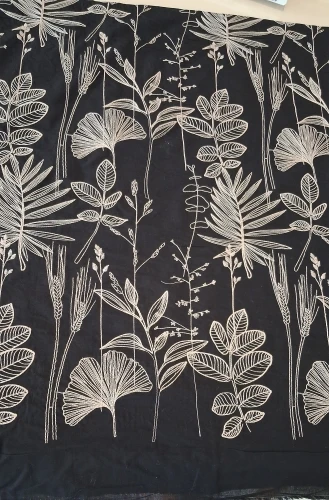 Embroiderie noir
